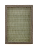 Drahtglasbild, 1964, Drahtglas, Holz, Farbe, 41 x 21,5 x 3 cm
