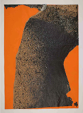 '...aus der Werkstatt des Malers', 1985, Reste von Farbspritzzeichnungen
auf Papier, 70 x 49,5 cm